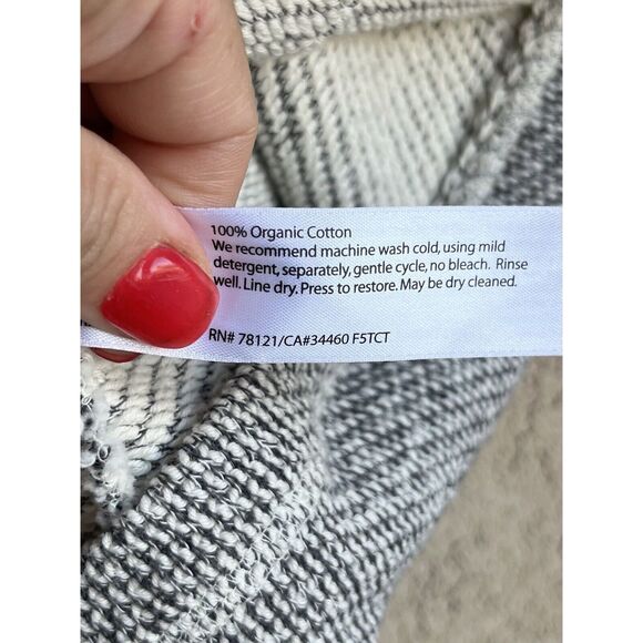 Eileen Fisher Zip Up Jacket - Size Large - Gray/Ivory - Picture 11 of 11